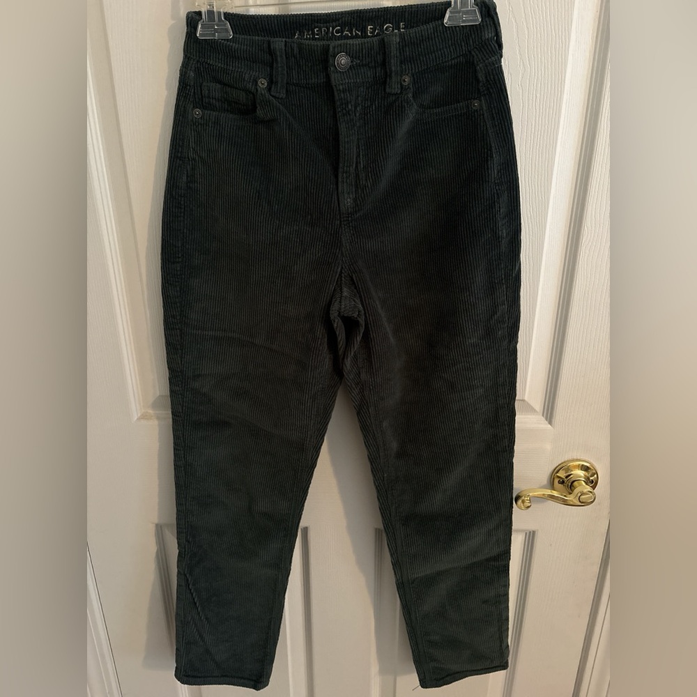American Eagle Outfitters Olive Corduroy Pants
